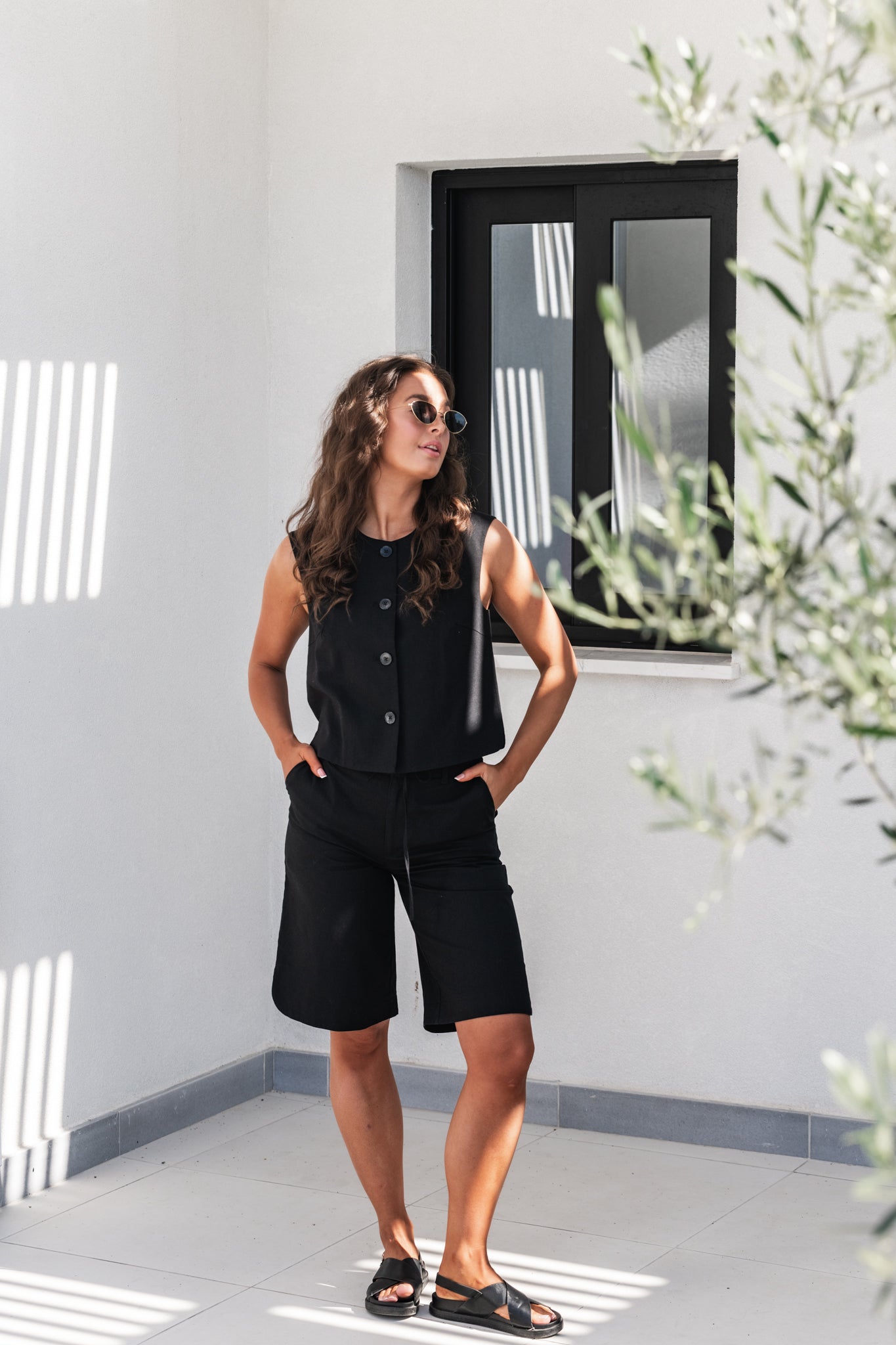 OBJAURA Tailored Waistcoat - Black